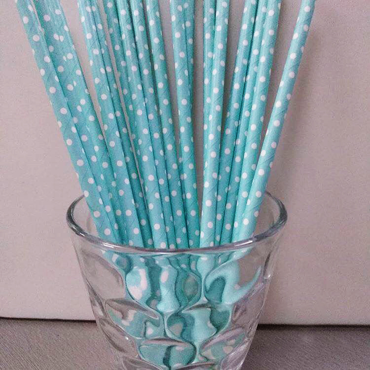 Ống Hút Giấy Chấm Bi Giá Ưu Đãi Mùa Hè Này