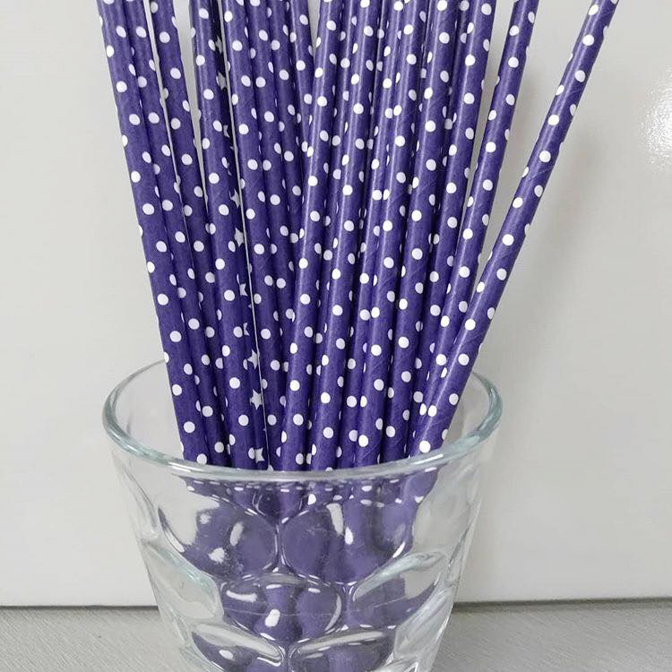 Ống Hút Giấy Chấm Bi Giá Ưu Đãi Mùa Hè Này