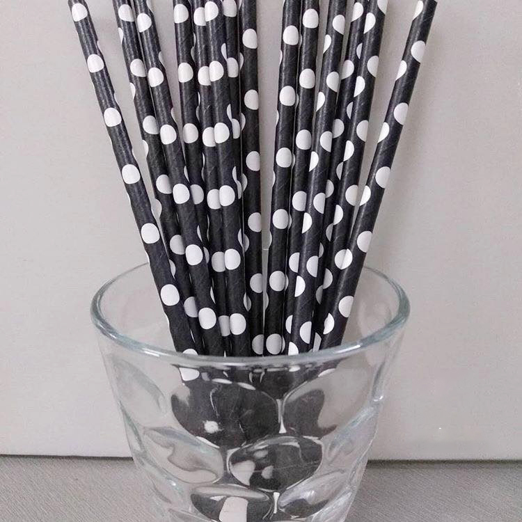 Ống Hút Giấy Chấm Bi Giá Ưu Đãi Mùa Hè Này