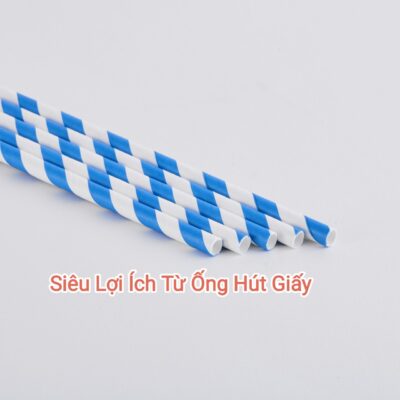 Siêu lợi ích từ ống hút giấy