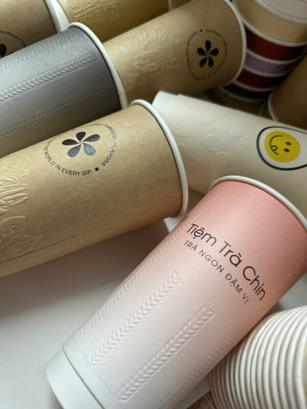 Ly giấy dập nổi